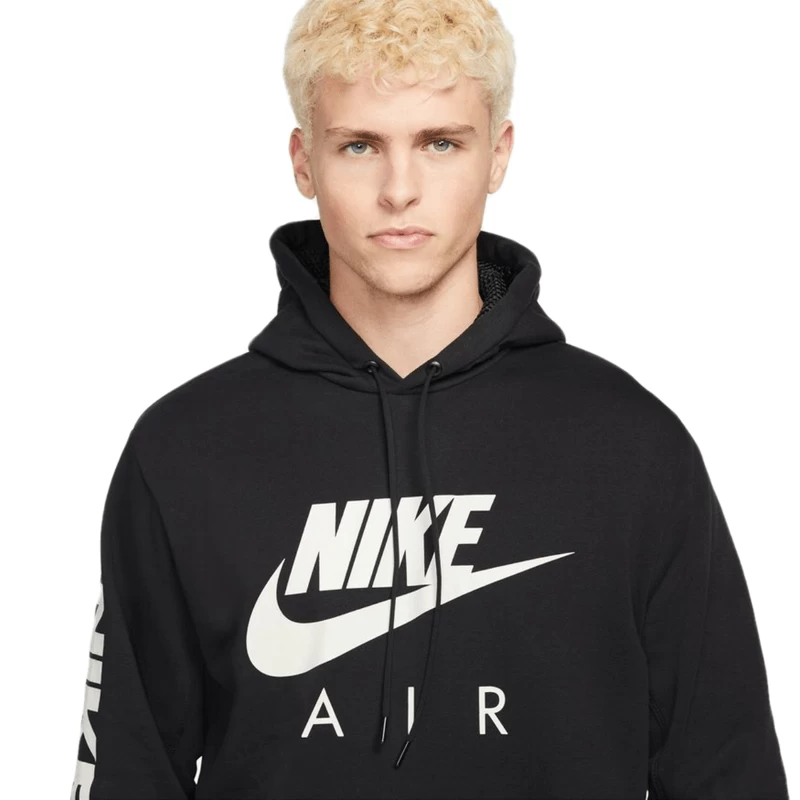 Nike Air Brushed-back Fleece Pullover Hoodie - Men's - Image 3