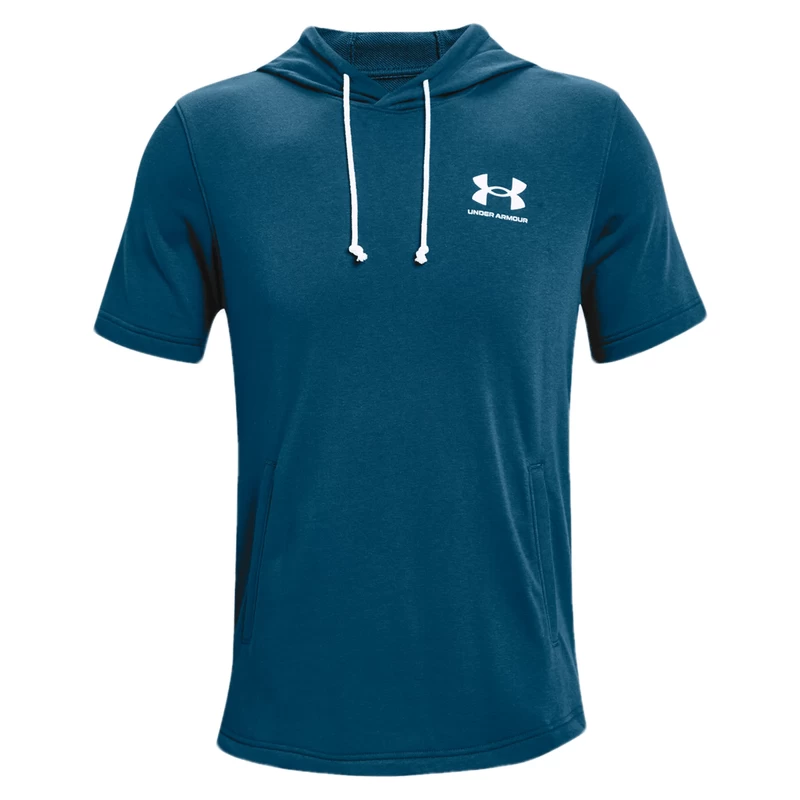 Under Armour Rival Terry Short Sleeve Hoodie - Men's - Image 3