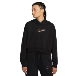 Nike Sportswear Club Fleece Crop Graphic Logo Hoodie - Women's