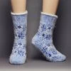 Siberia Spirit Crystal Snow Crew Socks