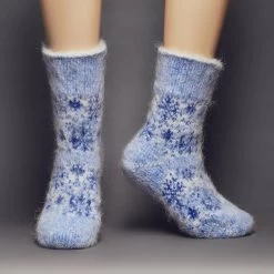 Siberia Spirit Crystal Snow Crew Socks