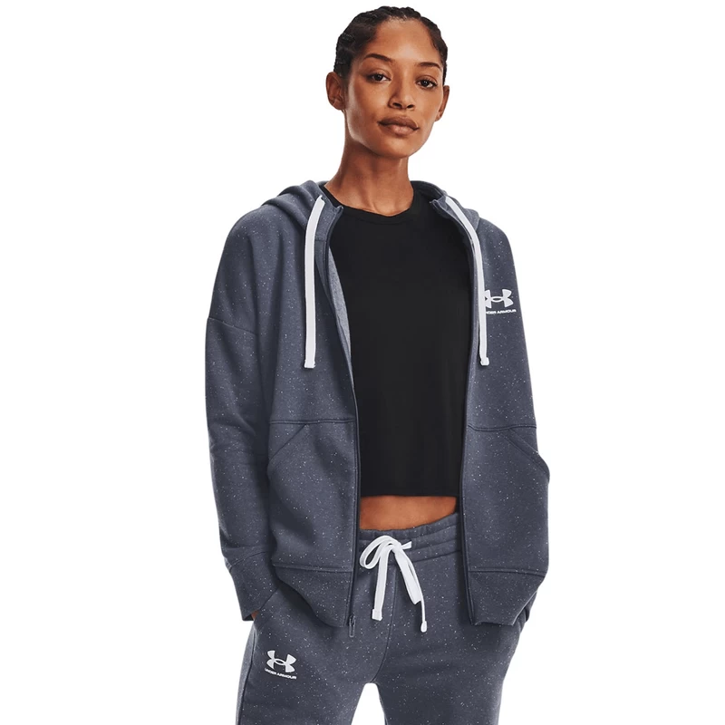 Under Armour Rival Fleece Full Zip Hoodie - Women's - Image 2