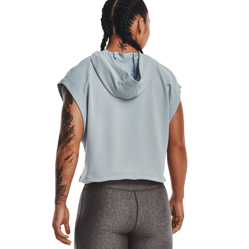 Under Armour Rival Terry Short Sleeve Hoodie - Women's