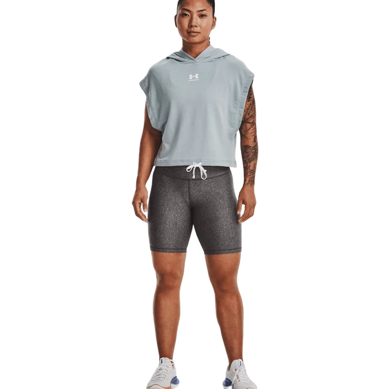 Under Armour Rival Terry Short Sleeve Hoodie - Women's - Image 3