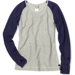 Hot Chillys Waffle 2 Tone Scoop Top - Women's