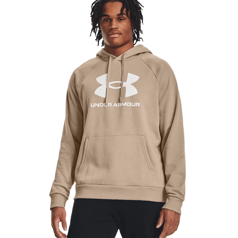 Under Armour Rival Fleece Logo Hoodie - Men's - Image 2