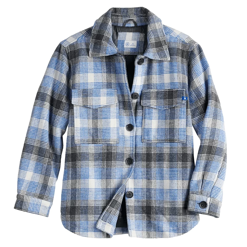 Hurley Plaid Shacket - Women's