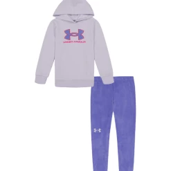 Under Armour Logo Applique Tunic Hoodie Set - Girls'
