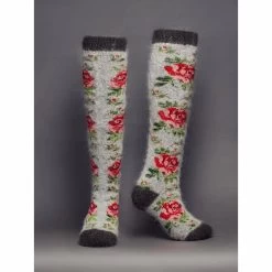 Siberia Spirit Rose Garden Under-the-Knee Socks
