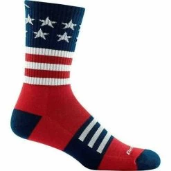 Darn Tough Mens Captain Stripe Micro Crew Lightweight Hiking Socks