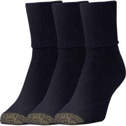 Gold Toe Womens Bermuda Turn Cuff Socks
