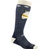 Darn Tough Kids Polar Bear Over-The-Calf Midweight Ski & Snowboard Socks