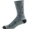 Darn Tough Mens Panda-monium Crew Lightweight Lifestyle Socks