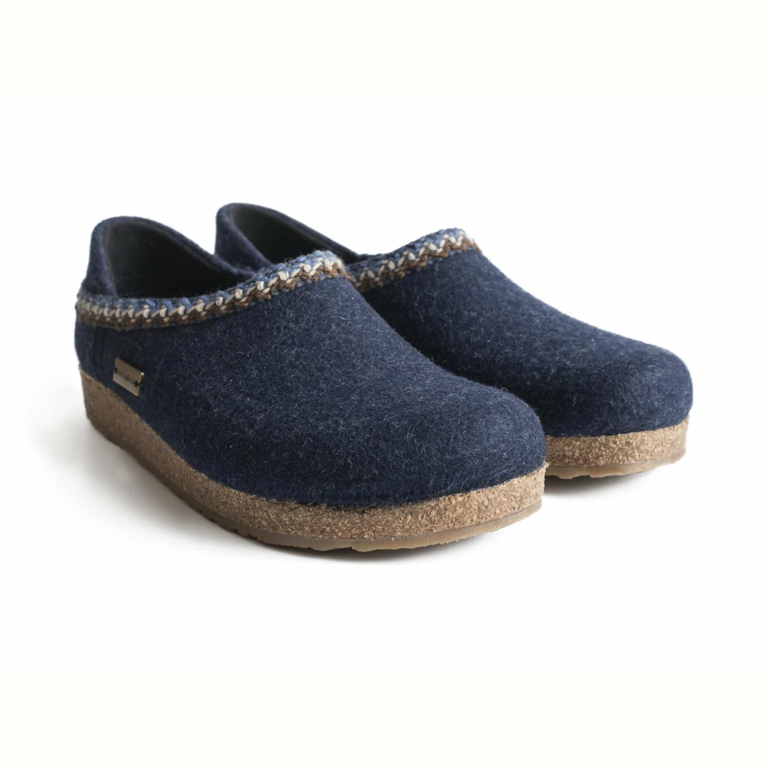 Haflinger Womens GZH Zig Zag Wool Clog - Image 2