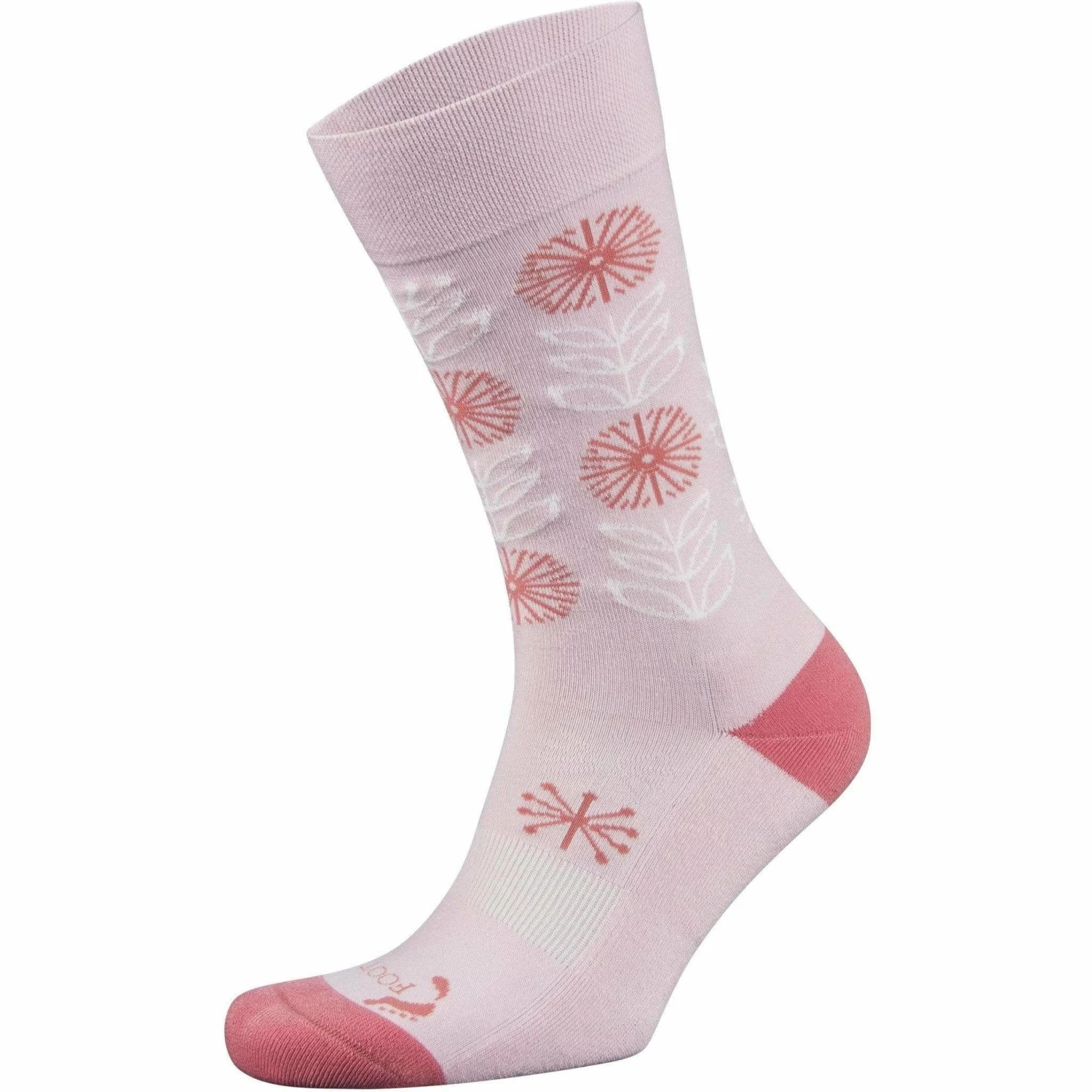 Foot Zen By Balega Womens Fashion Floral Crew Socks
