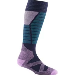 Darn Tough Womens Function X Over-the-Calf Midweight Ski & Snowboard Socks