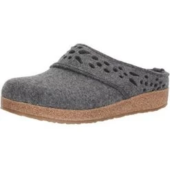 Haflinger Womens Lacey Wool Clog