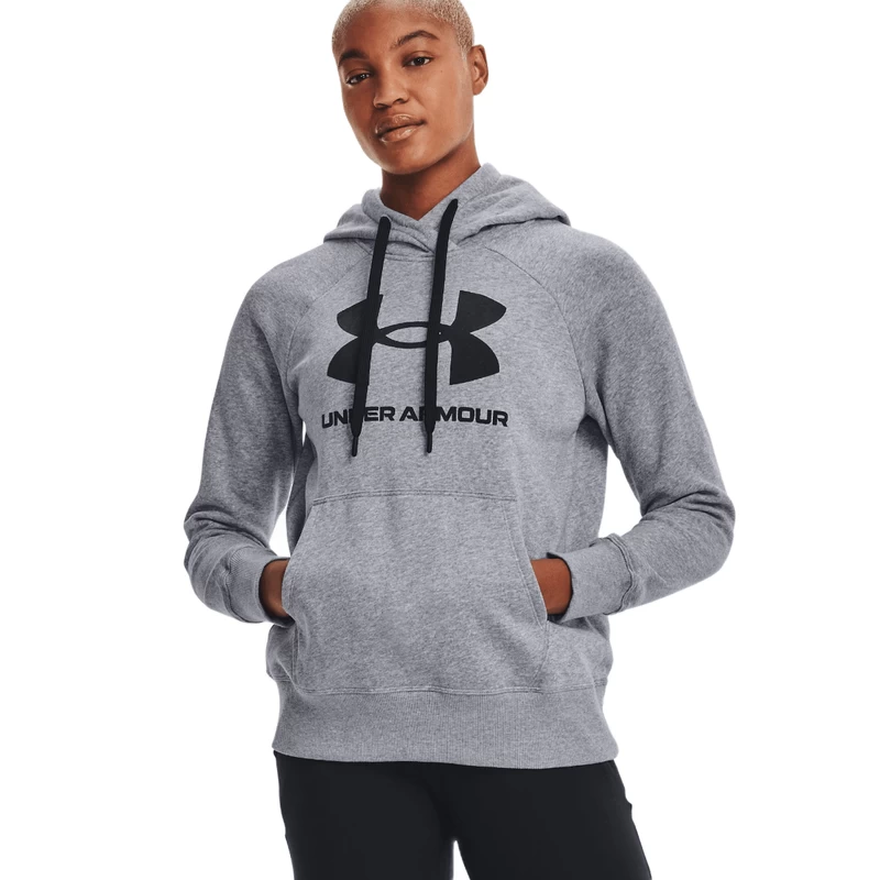 Under Armour Rival Fleece Logo Hoodie - Women's - Image 8