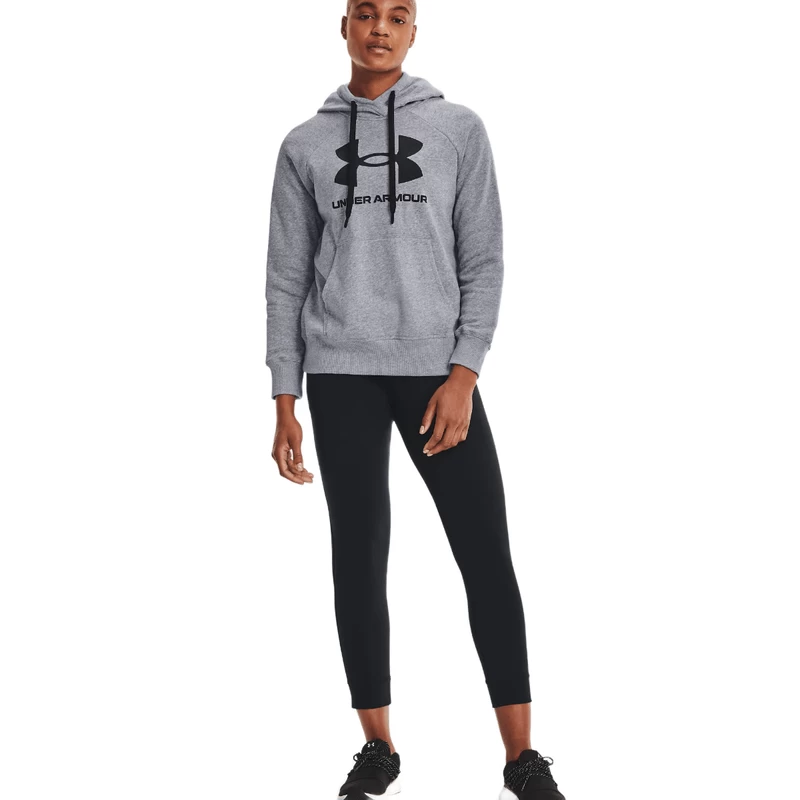 Under Armour Rival Fleece Logo Hoodie - Women's - Image 3