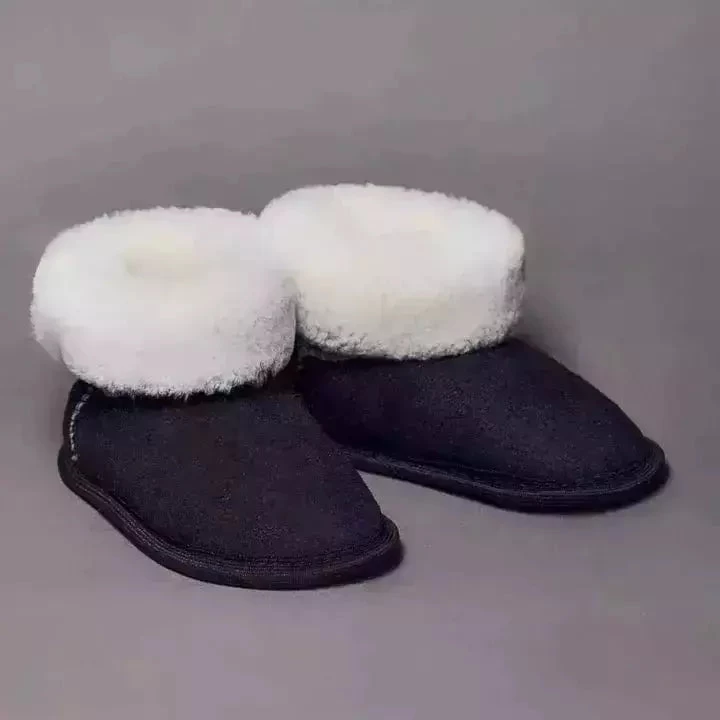 Siberia Spirit Midnight Black Kids Booties
