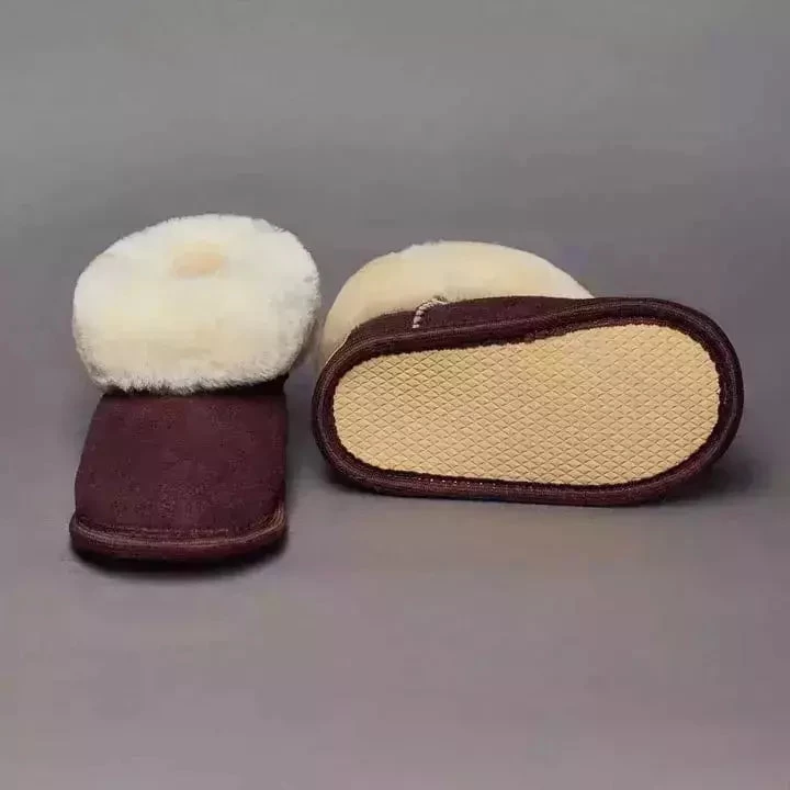 Siberia Spirit Chocolate Brown Kids Booties - Image 3