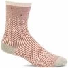 Sockwell Womens Mountain Jacquard Essential Comfort Crew Socks