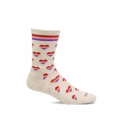 Sockwell Womens Love-a-Lot Essential Comfort Crew Socks