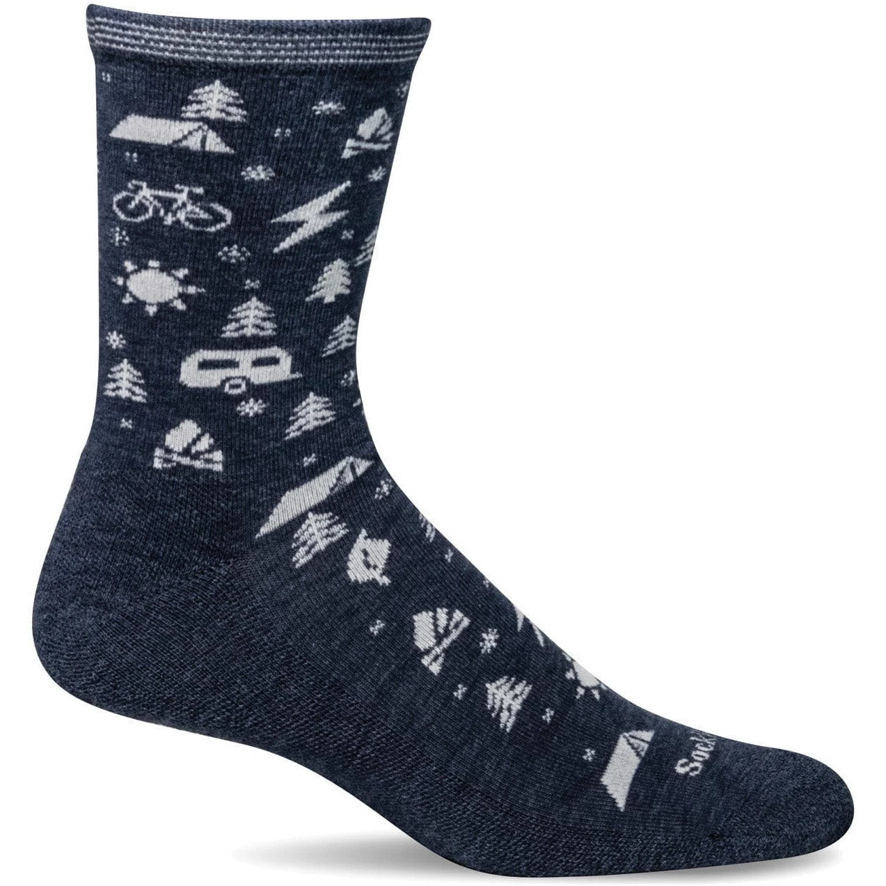 Sockwell Womens Campy Essential Comfort Crew Socks - Image 2