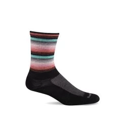 Sockwell Womens Desert Stripe Essential Comfort Crew Socks