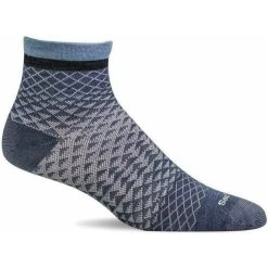 Sockwell Womens Plantar Ease Firm Compression Quarter II Socks