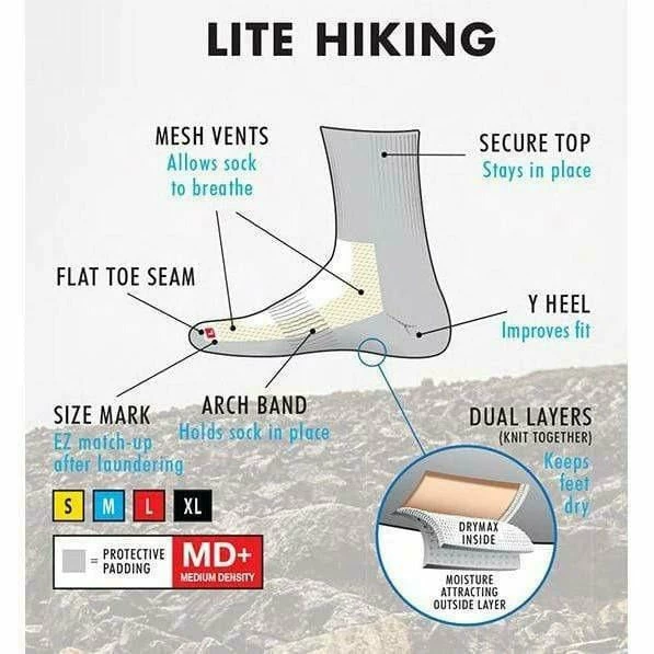 Drymax Lite Hiking 1/4 Crew Socks - Image 6