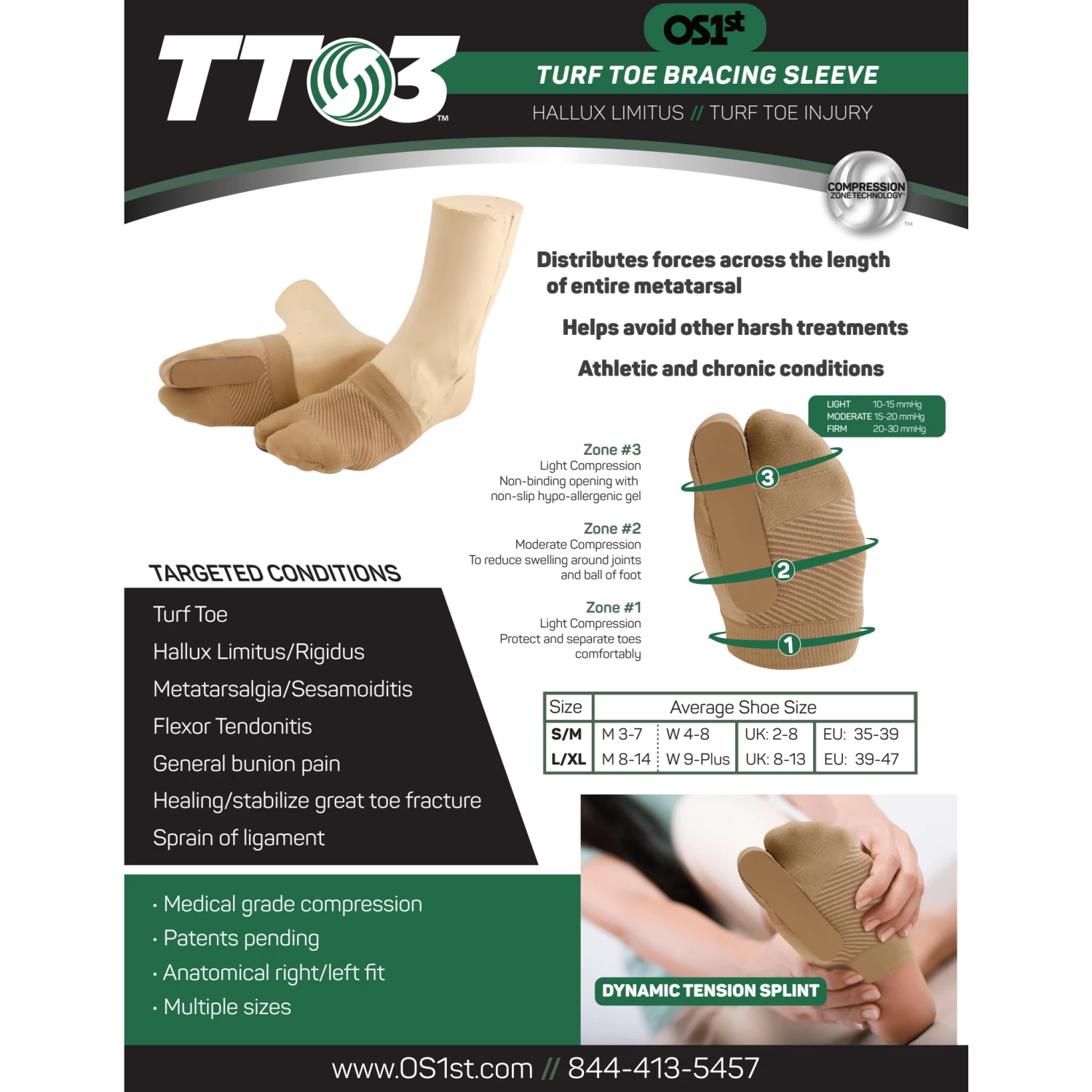 OS1st TT3 Turf Toe Brace - Image 3