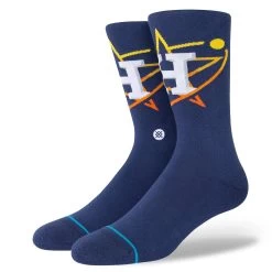 Stance Mens MLB Astros Connect Crew Socks