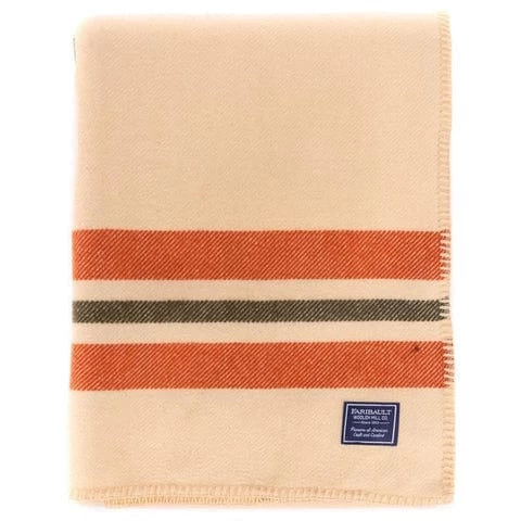 Faribault Mill Cabin Wool Throw