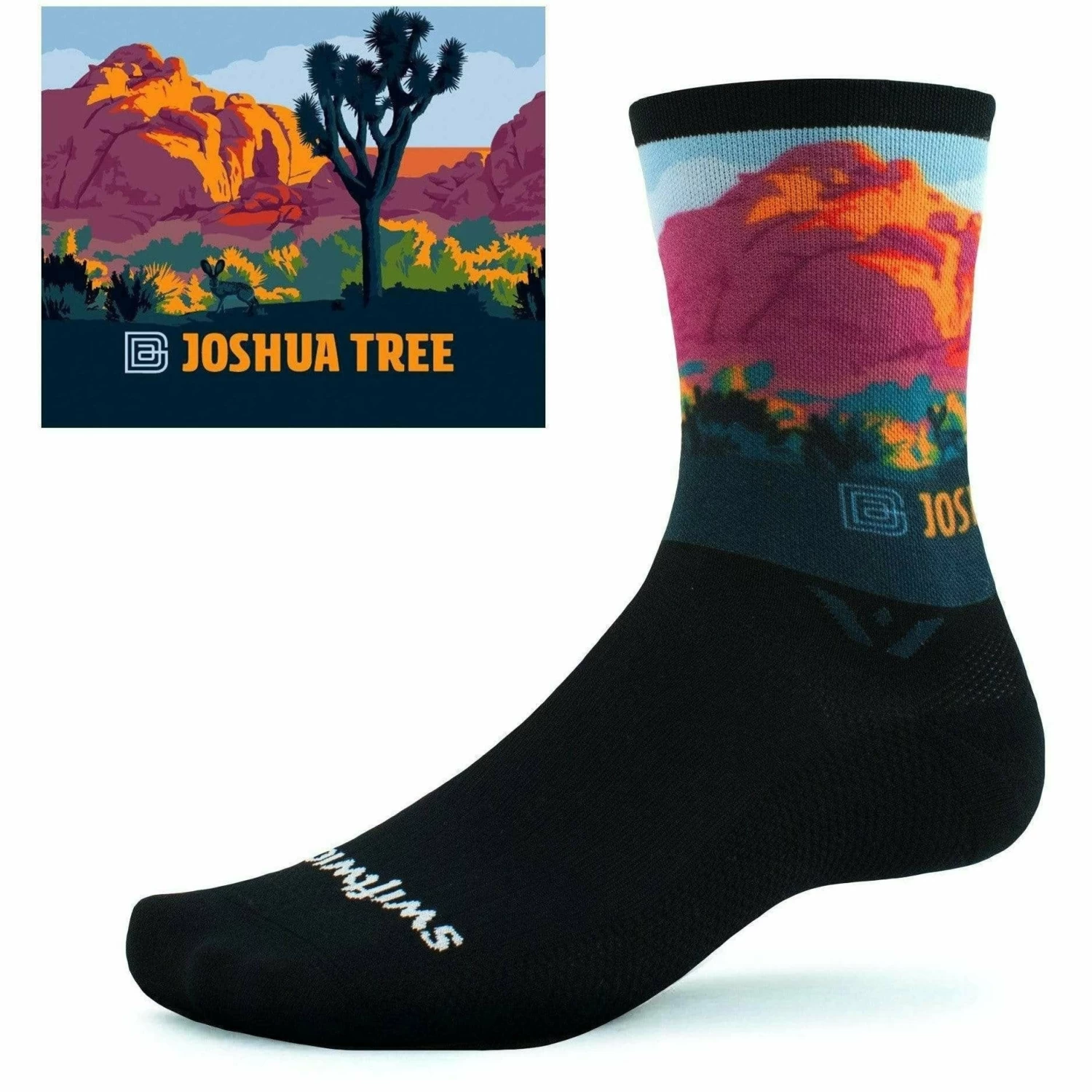 Swiftwick Vision Six Impression National Parks Collection Crew Socks - Image 8