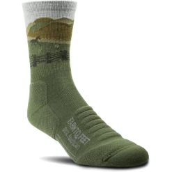 Farm To Feet Highlands Light Targeted Cushion 3/4 Crew Hiking Socks