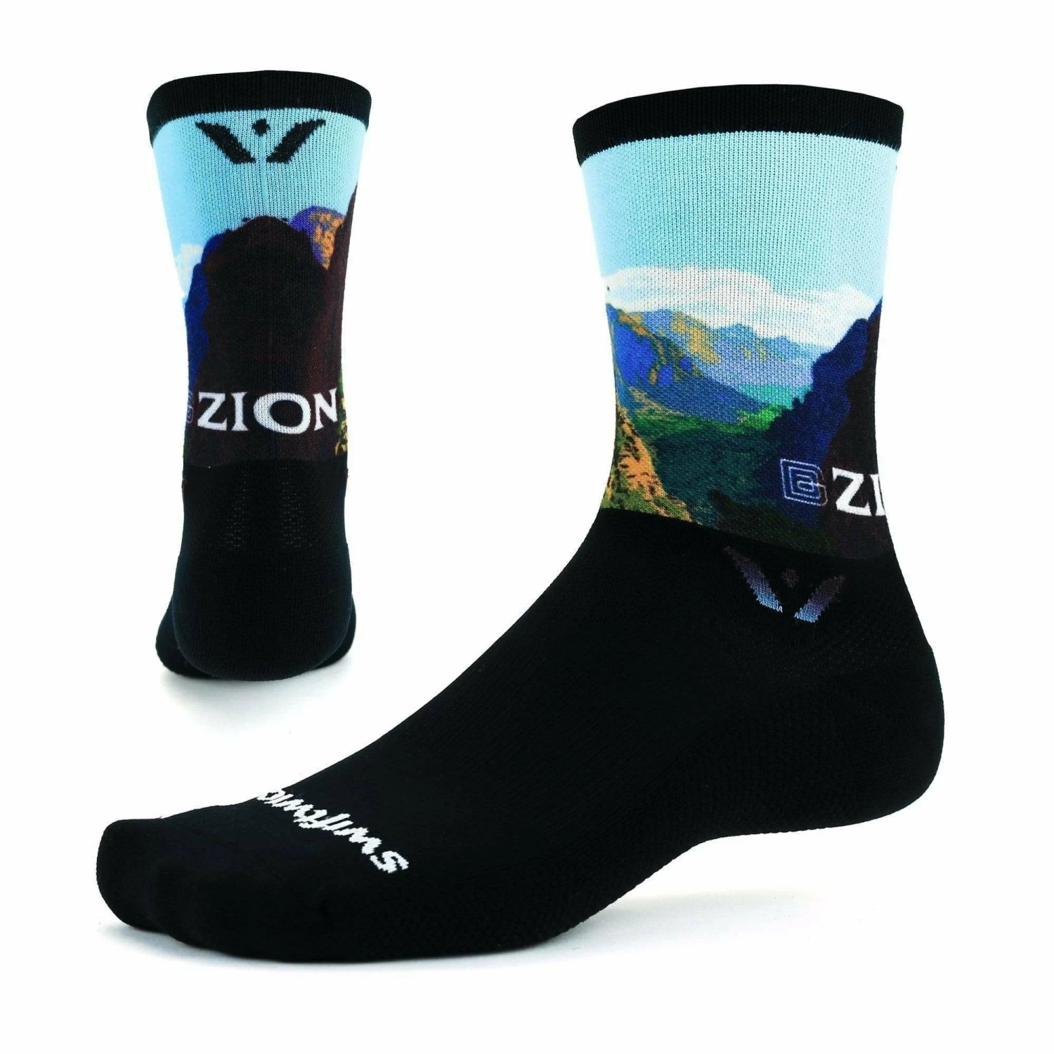 Swiftwick Vision Six Impression National Parks Collection Crew Socks - Image 14