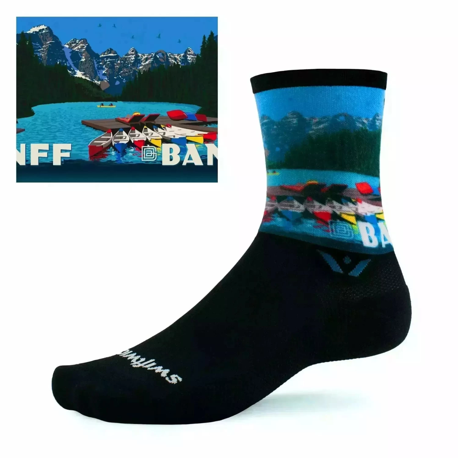 Swiftwick Vision Six Impression National Parks Collection Crew Socks - Image 19