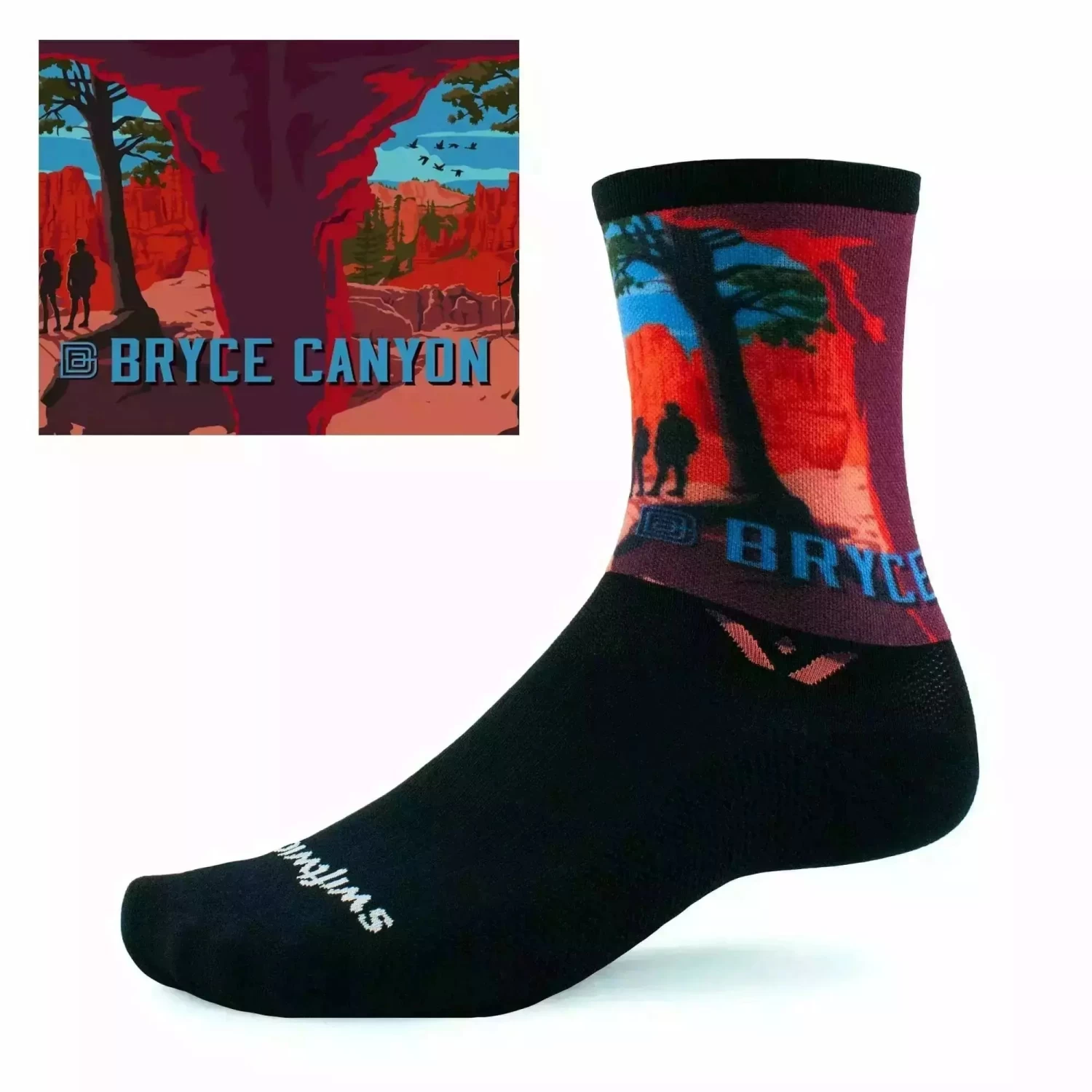 Swiftwick Vision Six Impression National Parks Collection Crew Socks - Image 18