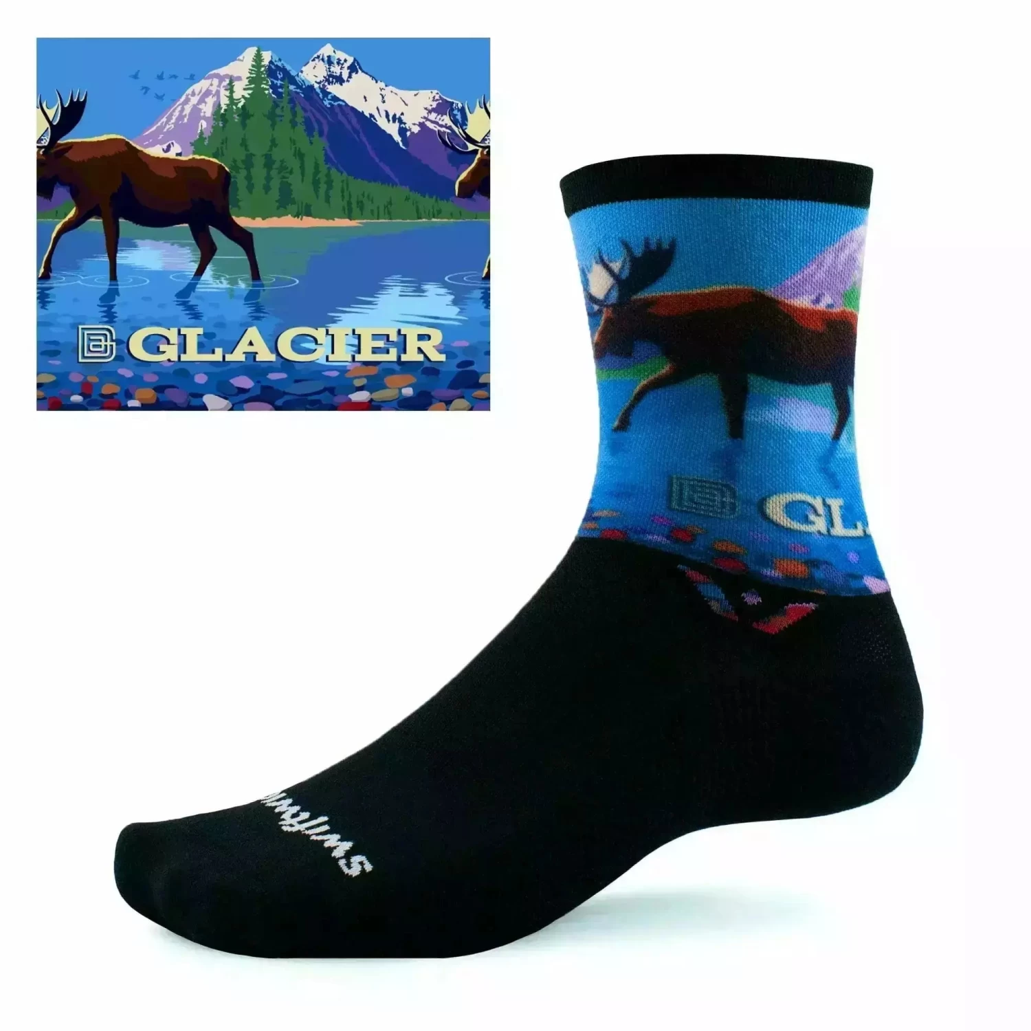 Swiftwick Vision Six Impression National Parks Collection Crew Socks - Image 16