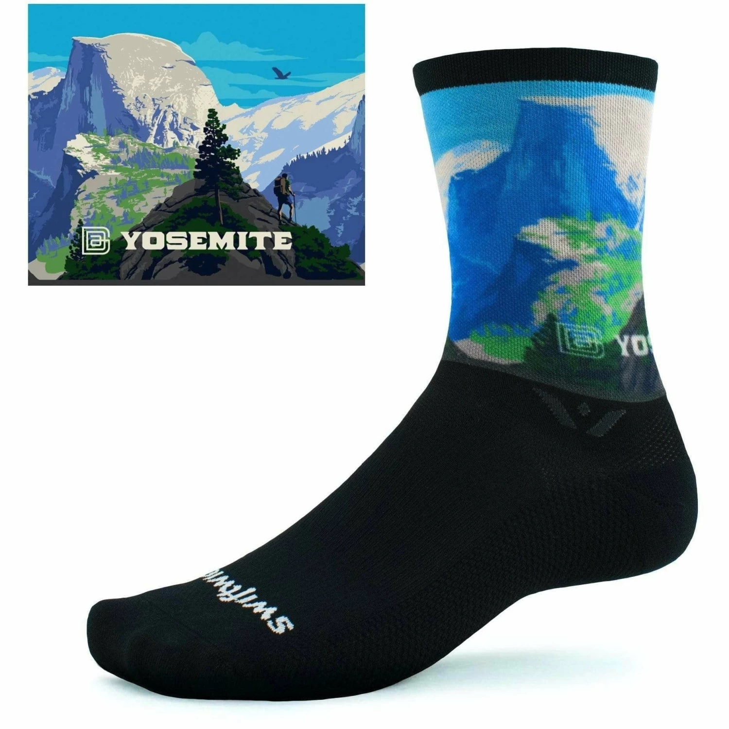Swiftwick Vision Six Impression National Parks Collection Crew Socks - Image 13
